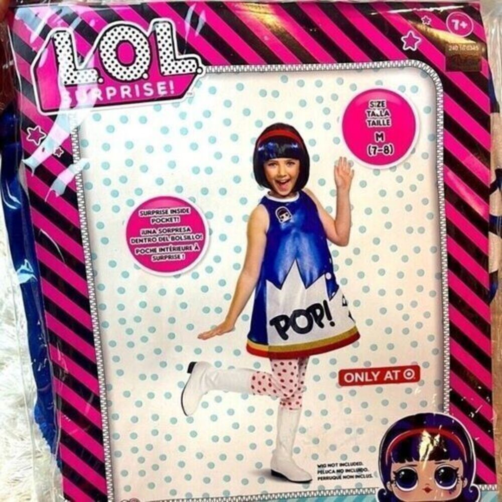 LOL Surprise! Pop Heart Deluxe Child Costume Size M 7-8
